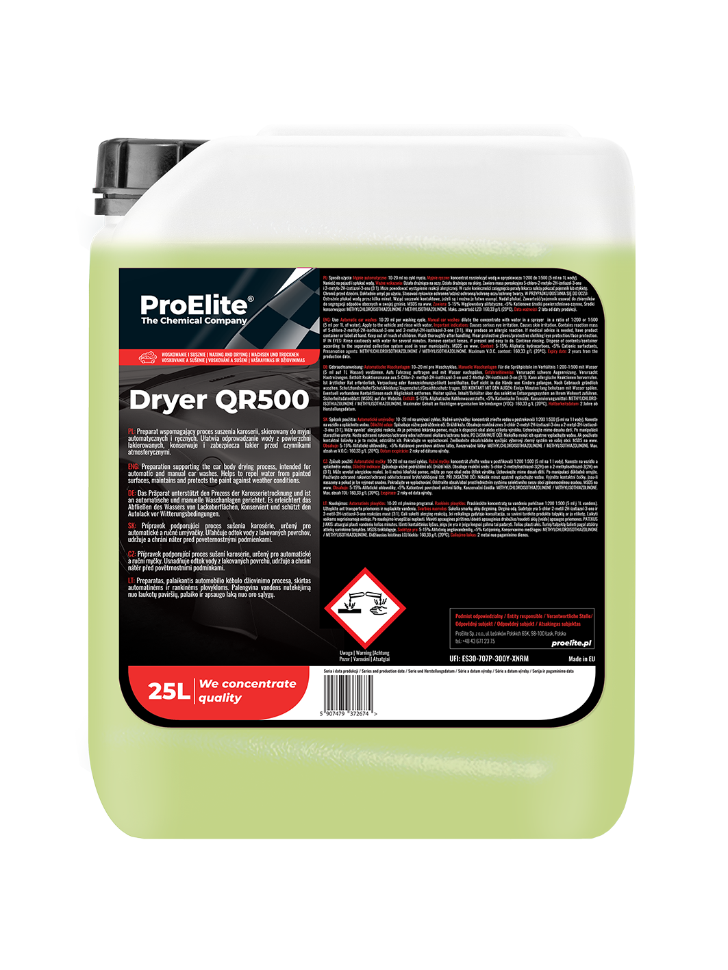 Dryer QR500 - cire de séchage avancée (5L) - ProElite