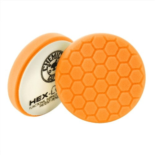 Hex-Logic Medium-Heavy Cutting Pad Orange (6,5") - CHEMICAL GUYS