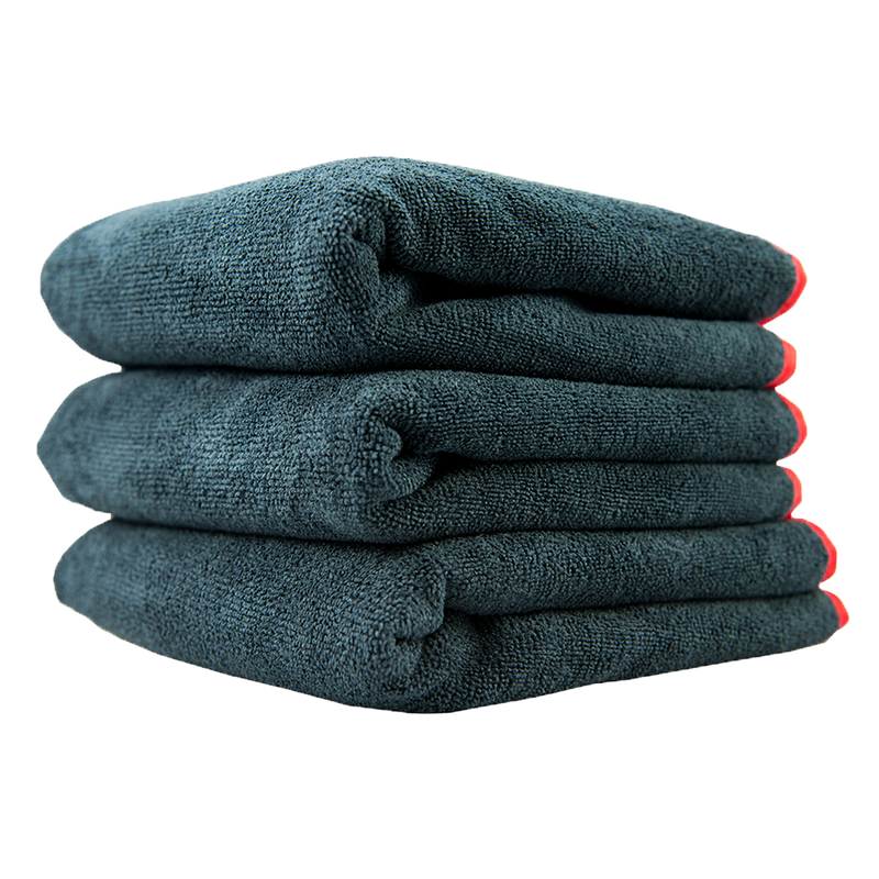 Premium Red-Line Microfiber Towel, 16"X24" (3 Pack) - CHEMICAL GUYS