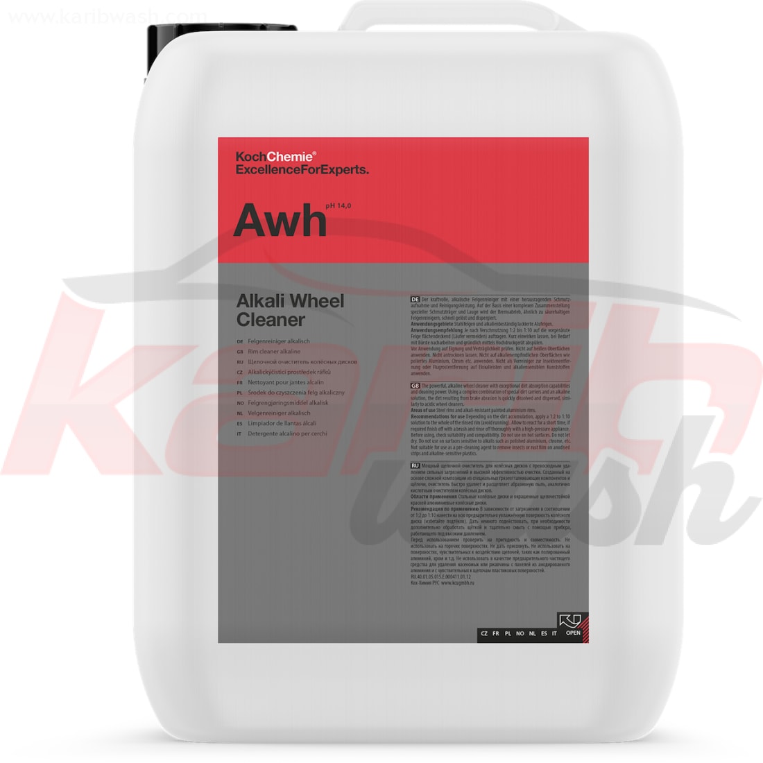 Alkali Wheel Cleaner (AWH) - KochChemie - KARIBWASH