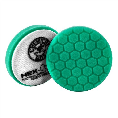 Hex-Logic Heavy Polishing Pad Green 5.5" & 6.5" - CHEMICAL GUYS