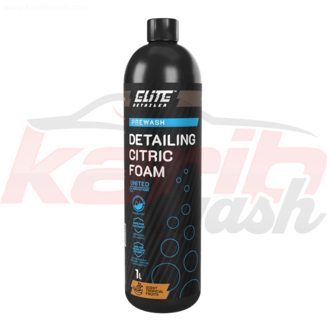 Detailing Citric Foam - Mousse active acide de lavage voiture - ELITE DETAILER - KARIBWASH