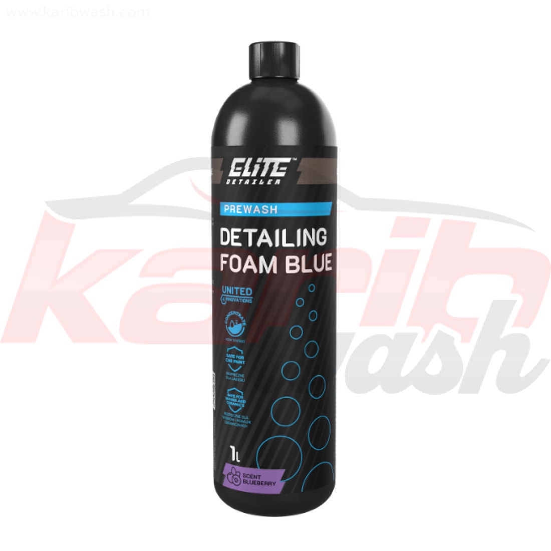 Detailing Foam Blue - Mousse active colorée - ELITE DETAILER - KARIBWASH
