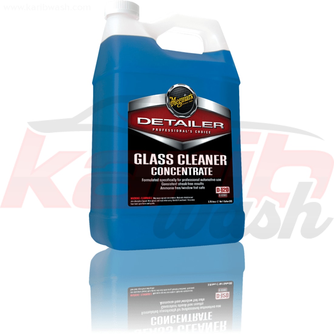 Glass Cleaner Concentrate (GALLON) Nettoyant Vitres - MEGUIAR'S PRO - KARIBWASH
