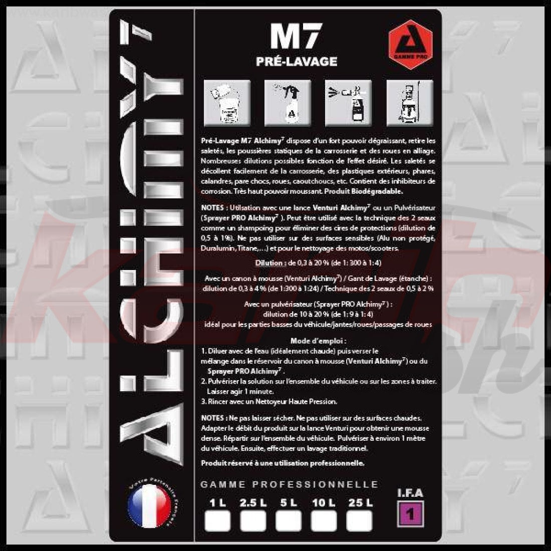 M7 Prélavage - ALCHIMY7 - KARIBWASH
