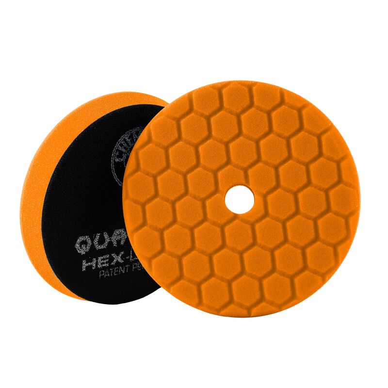 Hex-Logic Quantum Medium-Heavy Cutting Orange Pad (5.5") - CHEMICAL GUYS