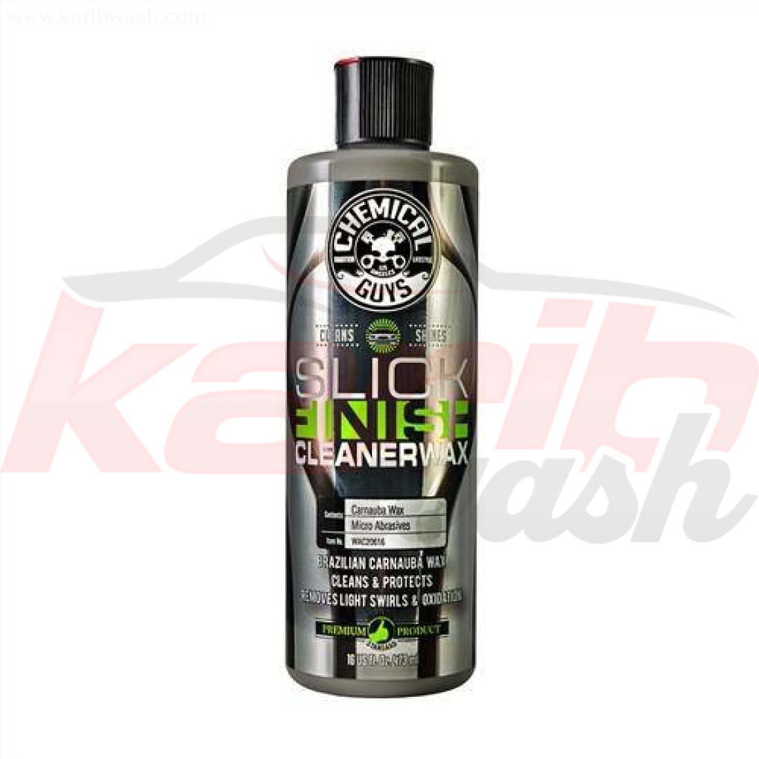 Slick Finish Cleaner Wax (16 oz) CHEMICAL GUYS - KARIBWASH