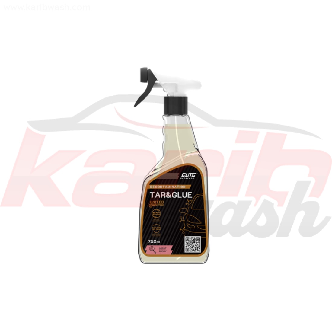 Tar & Glue - Enlève l'asphalte, la colle de la peinture automobile - ELITE DETAILER - KARIBWASH
