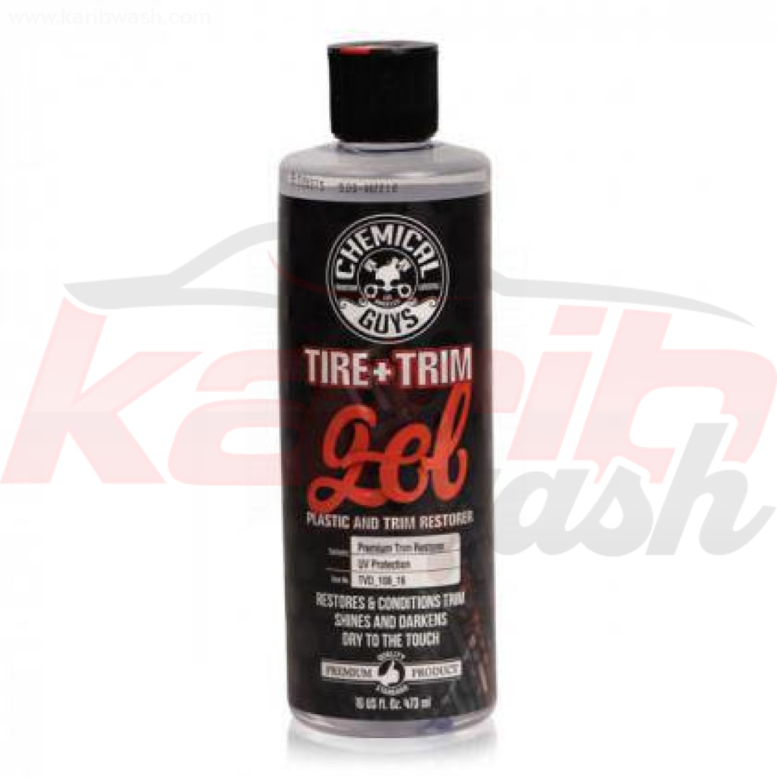 Tire and Trim Gel For Plastic & Rubber(16 oz) - CHEMICAL GUYS - KARIBWASH