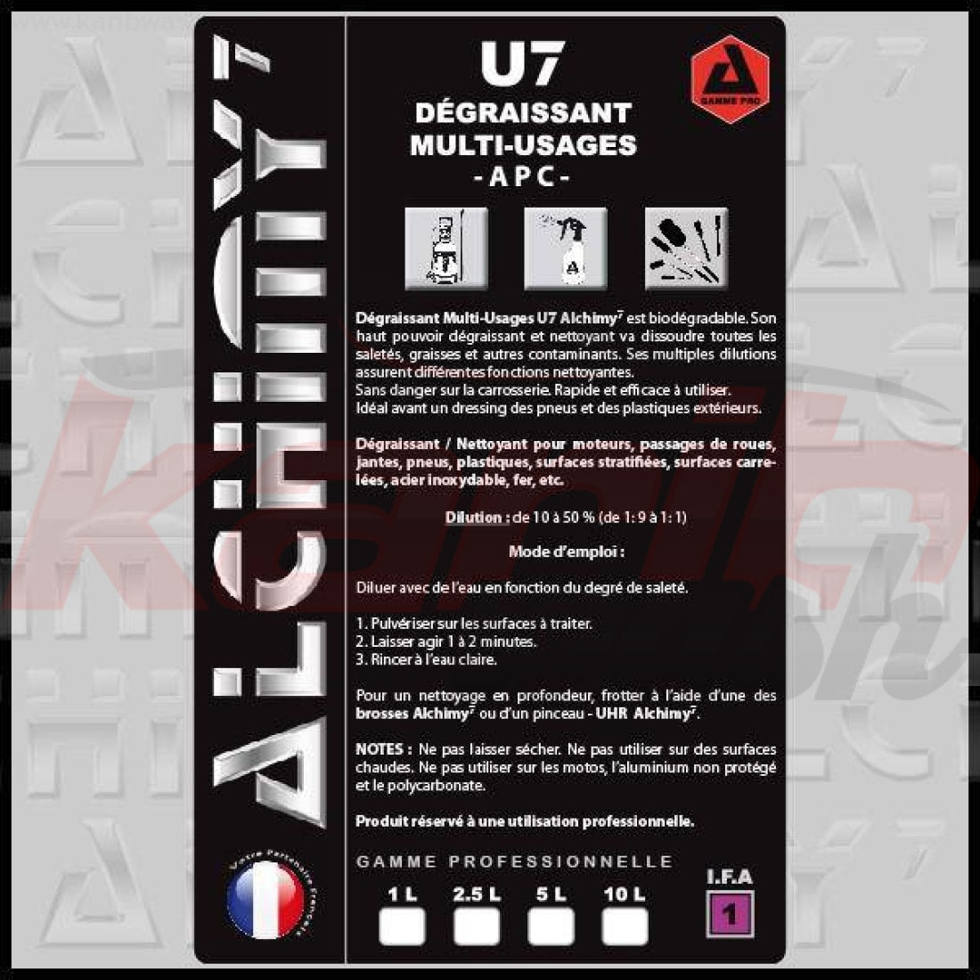 U7 Dégraissant Multi-Usages - ALCHIMY7 - KARIBWASH