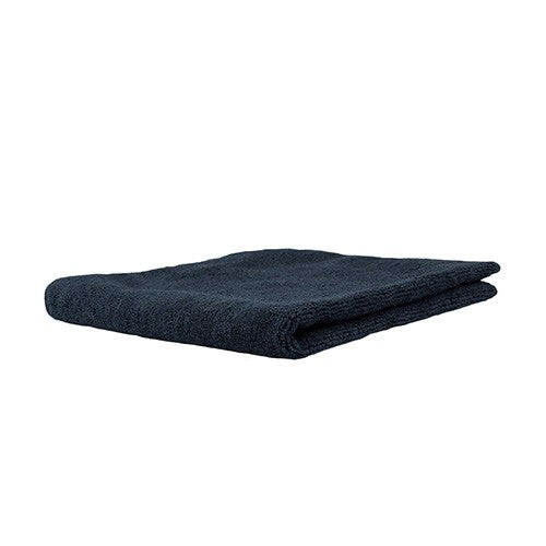 Workhorse Black Professional Grade Microfiber Towel 16"X16" (Rubber/Plastic/Vinyl) (3 Pack) - CHEMICAL GUYS